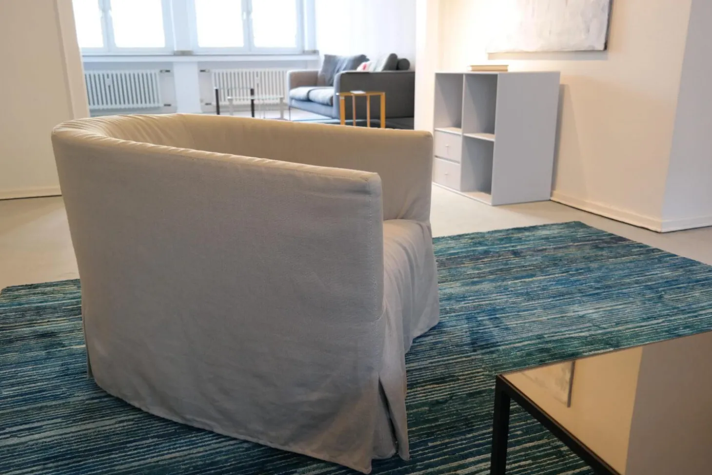 Sessel Crono Drehbar Simplice Stoff Ellade Cat. Extra Beige