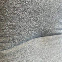 Sessel Daron Bezug Korpus Leder Normandie Torf Braun Kissen Stoff Queen 1775-232 Grau Gestell Bronze Matt mit Hocker