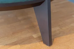 Sessel Derek 9DK01W Bezug Stoff Koala Grün 125 C Füße Eiche Wengefarbig Gebeizt 0PR2 Braun