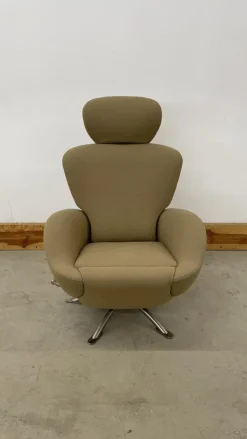 Sessel Dodo K10 Bezug Stoff Hallingdal Farbe 224 Verstellbar Im Rücken Und Fußbereich