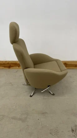 Sessel Dodo K10 Bezug Stoff Hallingdal Farbe 224 Verstellbar Im Rücken Und Fußbereich