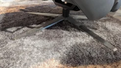 Sessel Dreamline 02 Leder Vivre Steel Grau Sternfuß Edelstahl Mit Kopfteilverstellung