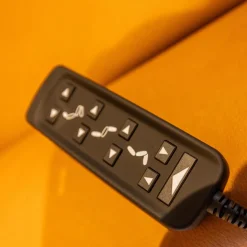 Sessel Easy Swing 7051 Leder 22 Soft N Bright Braun Sternfuß Edelstahloptik Mit Aufstehhilfe Und Kopfteilverstellung