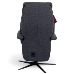 Sessel Easy Swing Medium Stoff Q2 Melange Cola Schwarz Sternfuß Metall Pulverbeschichtet Anthrazit 2 Motorig Mit Aufstehhilfe