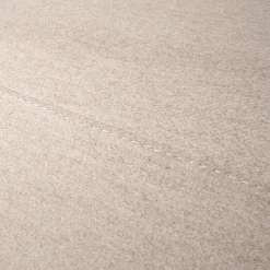 Sessel F51 Stoff Doma Beige Grau Gestell Nussbaum Massiv