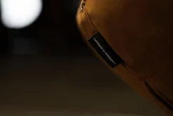 Sessel Fabrizio Mit Hocker Leder Diesel Brandy Cognac Drehteller Edelstahl