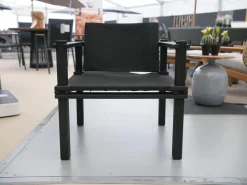 Sessel Farmer Stoff 5094 Schwarz Gestell Esche Schwarz Geölt