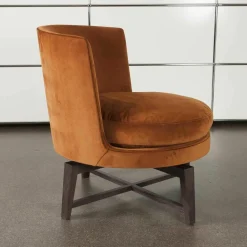 Sessel Fauteuil Feel Good Stoff Eldorado 1554 Cat. Extra Gestell Esche Braun