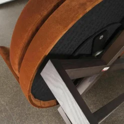 Sessel Fauteuil Feel Good Stoff Eldorado 1554 Cat. Extra Gestell Esche Braun