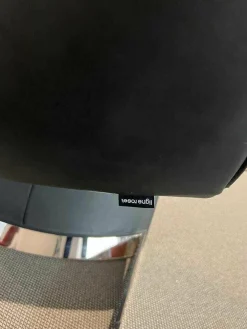 Sessel Flip Leder Toro Noir V Schwarz mit Hocker