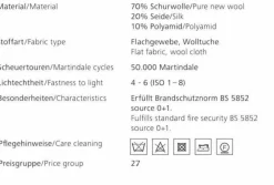 Sessel Foster 520-10C Stoff Flanell Grau Rücken Saddle Leder Coffee mit Hocker