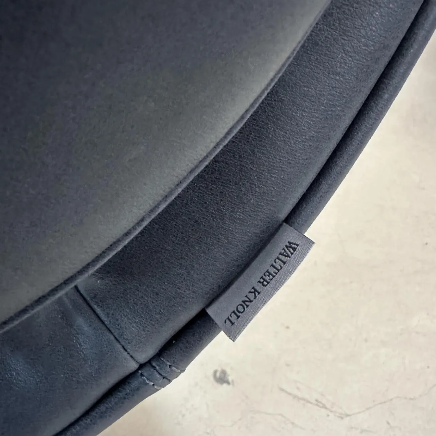 Sessel Healey Soft Bezug Leder Vintage Tourmaline Gestell Metall Bronziert