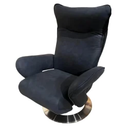 Sessel Himolla 7722 MB Wien Relaxsessel Mit 2 Motorischer Verstellung Und Akku Naturleder Fuß Holzteller Mit Edelstahlring