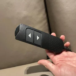 Sessel Hocker Soho Extra Hoch Leder 42 560 Fango Metallkufe Hochglanz Poliert Mit Aufstehhilfe Inklusive Hocker