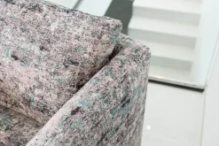 Sessel Infinity Stoff rose-gemustert Bezug JAB St. Moritz