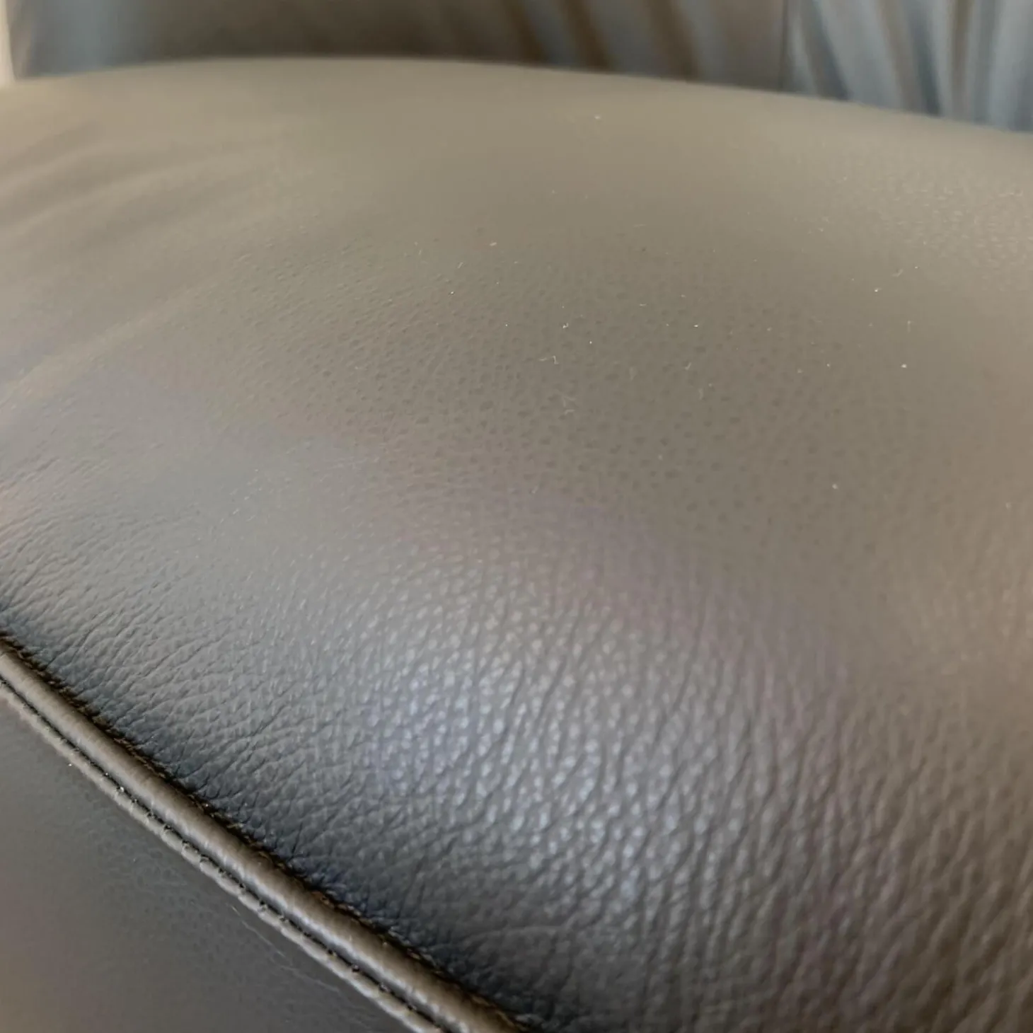 Sessel Ishino 195-10 Leder 55 1441 Basalt Grau