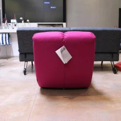 Sessel Lucky 1 Basic Rocking Chair Stoff Wollfilz Zyklam