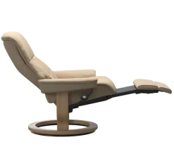 Sessel Mayfair L Leder Paloma Beige Gestell Classic Power LegBack mit Akku