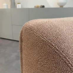 Sessel Mell Stoff 9121 Flamingo Rosa Gestell Metall Verchromt