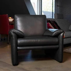 Sessel Meloody Leder Z60 95 Grau