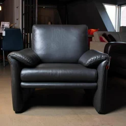 Sessel Meloody Leder Z60 95 Grau