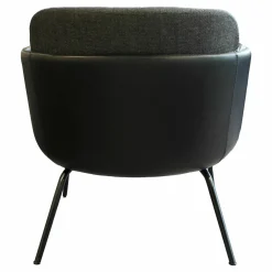 Sessel Merwyn Lounge 29613 Bezug Innen Stoff Hagen Graphit Bezug Außen Schwarz Keder Wie Armlehnen Metallfüsse Schwarz Grau Pulverbeschichtet