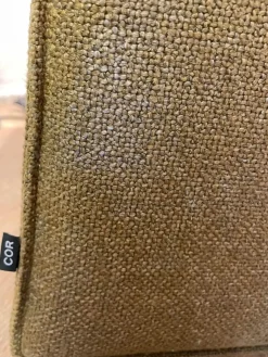 Sessel Noto Stoff 8306 Bronze Braun Füße Wangen Vorne Mit Weiche Rollen