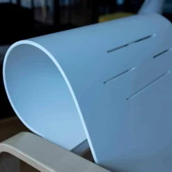 Sessel Paimio Sitz Birke Formschichtholz Weiß Lackiert Armlehnen Birke Natur Lackiert