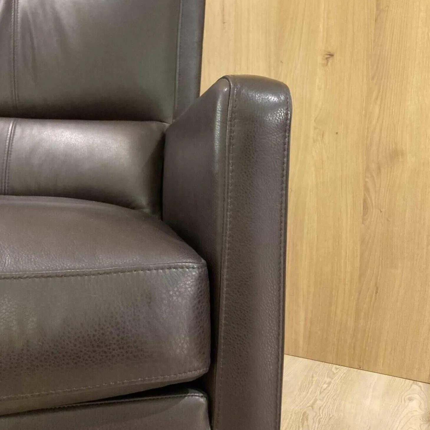 Sessel Premio Braun Leder L7038D Silk Braun