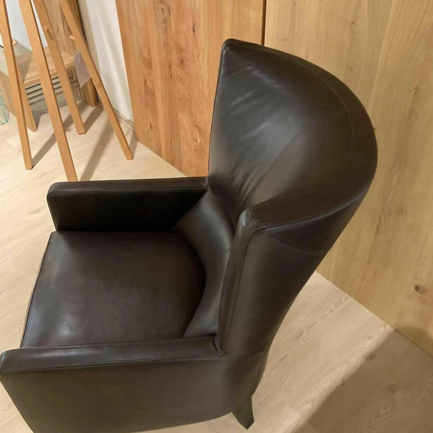Sessel Premio Braun Leder L7038D Silk Braun