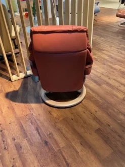 Sessel Reno Leder Paloma Dark Henna M mit Power ohne Batterie