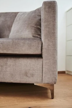 Sessel Rocker Stoff Vogue B 5 Stone Braun