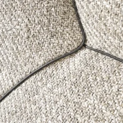 Sessel Shinzo Mit Hocker Leder Savannah 7883 Platin Rücken Kernleder Saddel Black