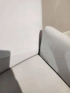 Sessel Stuhl Dinnerchair Jason Leder Congress 55 Grau Gestell Stahl Velourmatt