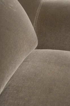 Sessel Swoon Stoff Harald 2 Schlammfarben 242 Cat. 2 Braun Gestell Eiche Lackiert