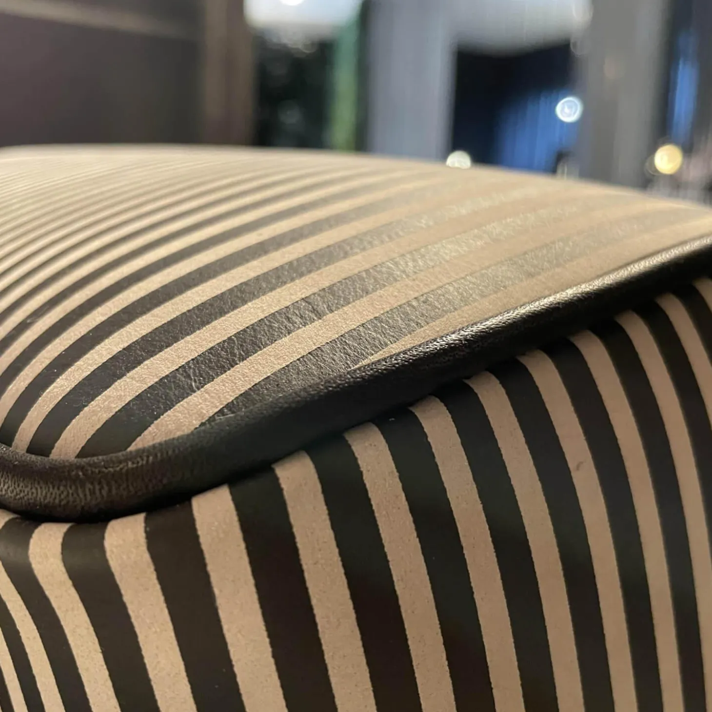 Sessel Vienna Baby Leder Bedruckt Day Thickline Riga Spessa MI18