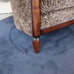 Sichtholzsessel Julietta Stoff Montagna 3344 Braun Graubeige