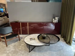 Sideboard Alea Beere Hochglanz Abdeckplatten Abnehmbar Magnetisch