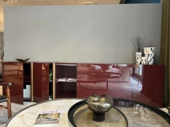 Sideboard Alea Beere Hochglanz Abdeckplatten Abnehmbar Magnetisch