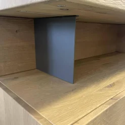 Sideboard Avida Holz Natur Grau