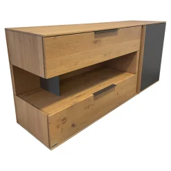 Sideboard Avida Holz Natur Grau