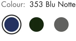 Sideboard Belt 900 353 Blu Notte Matt Dunkelblau Füße 306 Brüniert Oxidiert