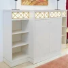 Sideboard Carino Lack Weißbeige mit Beleuchtung