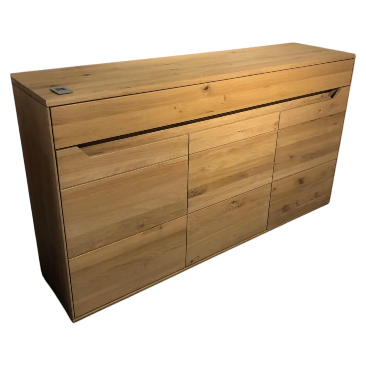 Sideboard Divano Wildeiche Massiv Oberfläche Bianco Geölt