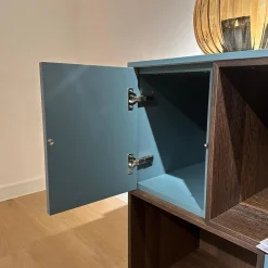 Sideboard Eiche Termort Türkis Dunkelbraun