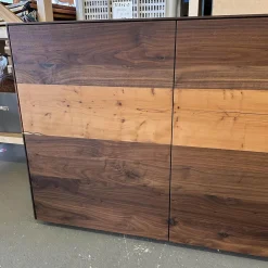 Sideboard Farn Astiger Nussbaum Natur Geölt Innen Birke Mit Einlage Rundum Eibe