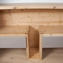 Sideboard Fineline Fichte Altholz Bianco Glas Farbe 408 Terra