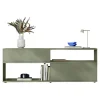 Sideboard Flow Mattlack 35 Grün