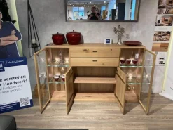 Sideboard Forte Asteiche Teilmassiv Lackiert