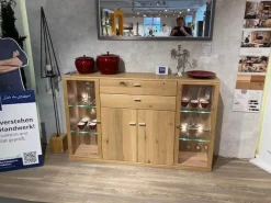 Sideboard Forte Asteiche Teilmassiv Lackiert